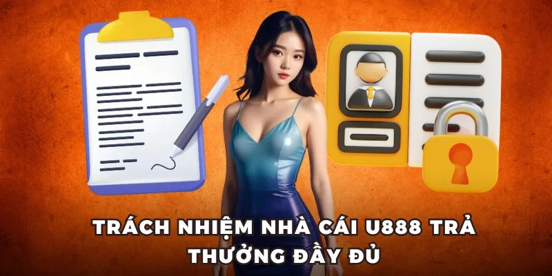 Trách nhiệm nhà cái U888 trả thưởng đầy đủ